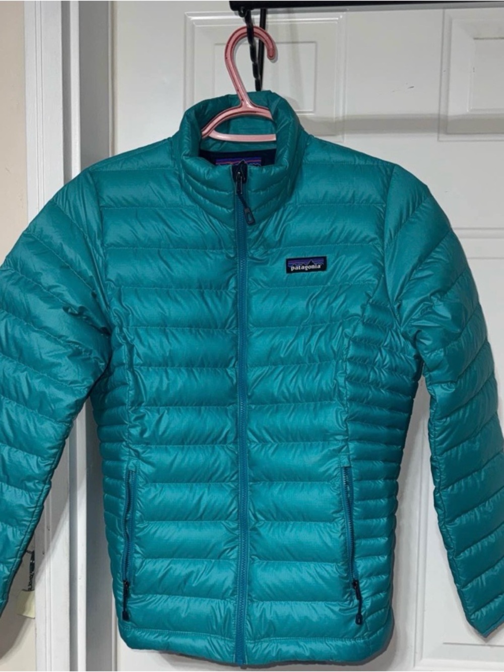 Patagonia Teal Puffer Jacket S